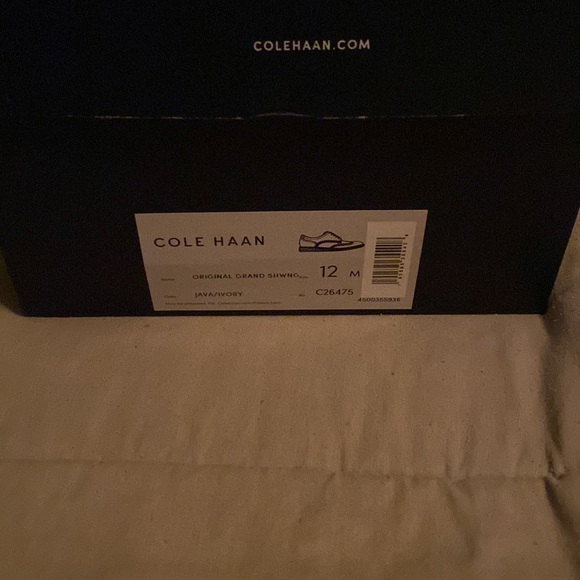 Used Cole Haans original java/Ivory or brown size 12 used with box - Picture 6 of 6